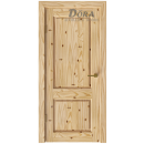 Priedes Koka Durvis Dora Fazenda Komplekts - Vērtne, Kārba, 2 Eņģes