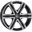 Mak King 6 Alloy Wheels 6.5x16, 6x130 Black (F65606KIB54M4)