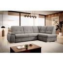 Eltap Sado Loco Corner Pull-Out Sofa 192x272x95cm, Grey (CO-SAD-RT-04LO)