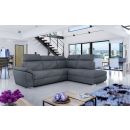 Eltap Loreto Inari Corner Pull-Out Sofa 210x260x102cm, Grey (Lor_03)