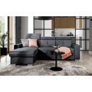 Eltap Fresia Cloud Corner Pull-Out Sofa 176x247x104cm, Grey (CO-FR-LT-06NU)