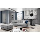 Eltap Bellis Extendable Sofa 220x90x83cm Universal Corner, Grey (SO-BEL-84MO)