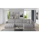 Eltap Bonito Cloud Corner Pull-Out Sofa 175x350x92cm, Grey (CO-BON-LT-03NU)