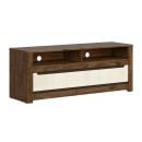 Black Red White Ruso TV stand, 149x45.5x59cm, Oak, White (S407-RTV3S-DARL/PEP)