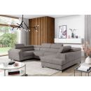 Eltap Escada Palacio Corner Pull-Out Sofa 200x330x98cm, Grey (Esc_77)