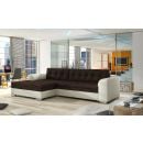 Eltap Conforti Sawana/Soft Corner Pull-Out Sofa 165x275x78cm, Brown (Cf_13)