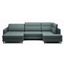 Угловой диван Eltap Berrto 165x306x100 см, левый угол, зеленый (CO-BER-LT-38MAN)