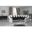 Eltap Lord II Sawana/Soft Pull-Out Corner Sofa 55x243x105cm, Black (LII_039)