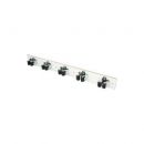 HAFELE Brush Holder for Wardrobe 550 x 58 x 60 mm (520.10.764)