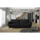 Eltap Megis Retractable Sofa 242x95x90cm Universal Corner, Black (Meg_15)