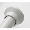 Gedy shower curtain rod 80/135, white