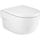 Piekaramais Tualetes Pods Ravak Optima Rimoff, ar SC vāku, balts (502142592)