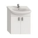 Jika Lyra 65 Bathroom Sink with Cabinet, 65x48cm, H=70cm White (H4519614323001)