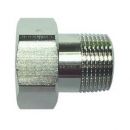 Herz Compression Fitting with Flat Sealing and Threaded Ring 1/2 Rp 3/4, 1622021