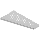Dušas Plaukts Estil Guru Evolux Plus Trapezoid Asim Dark, inox (IZ10308)