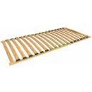 Черно-красно-белая кровать с решетчатым основанием Ergo Basic 90X200 см