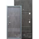 Abwehr Louna 246 Metal Door with Frame, Dark Concrete/Light Concrete