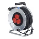 Schwabe Extension Cable Reel Metal 285mm w/z 3v (3x1.5 H05RR-F) IP44