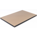 Monolithic polycarbonate with UV stabilizer, 6mm, 2050x3050mm, bronze