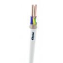 Эльпар (N)YM-J 3-жильный установочный кабель, белый, 100м, жесткий