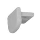 Dekorika No.171 Aluminum Profile PVC End Caps, 2pcs, Grey