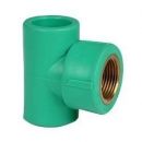 Kan-therm PPR T-coupling with thread, green