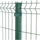 Powder Coated 3D Fence Panels, L 2.5m, Wire Ø5mm, Green