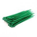 Пластиковые кабельные стяжки SapiSelco, зеленые