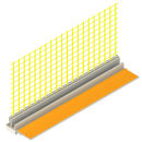 Logu profils Smartherm Smart 490 ar sietu 9x120x2400mm