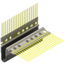 Deformācijas šuves profils stūrim Smartherm Smart 721 ar sietu 10x10cm, 2.5m