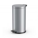 Hailo Waste Bin Solid L, with Zinc-Plated Inner Bucket, 18L