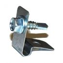 Ball Joint for Tie Rod with Screw, Galvanized (ZN)