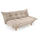 Izlaižams Dīvāns Halmar Pillow, 100x190x85cm, Universālais stūris, Bēšs (V-CH-PILLOW-SOFA-BEŻOWY)