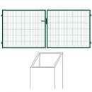 Football Goal Net for Square Profile Goals W4M, Green (RAL6005)