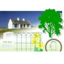 Decorative Fence, 10m Roll, 2mm Wire, Green