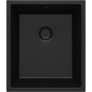 Virtuves izlietne Deante Corda, Pabūvējamā, Granīts, Melna (ZQA_N10B)