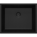 Virtuves izlietne Deante Corda, Pabūvējamā, Granīts, Melna (ZQA_N10C)