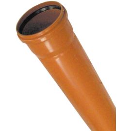 Plastimex PVC Ārējās Kanalizācijas Caurule SN4 D160 0.5m (93510) | prof ...