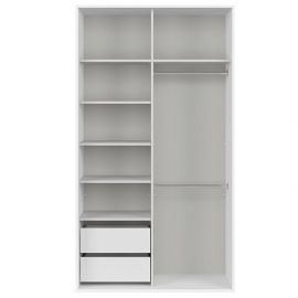 Black Red White Flex Wardrobe, 120x66x218cm, Grey (F57-SZAFA_ZESTAW_10 ...