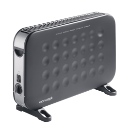 Concept KS3014BC Elektriskais Radiators (Konvektors) 2000W, Melns ...
