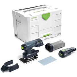 Festool RTSC 400-Basic Orbitālā Slīpmašīna 1x3Ah, Bez Lādētāja, 18V ...