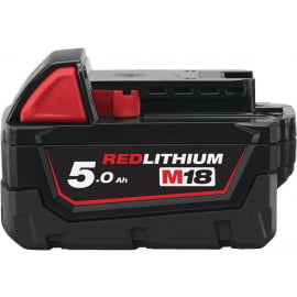 Milwaukee M18 B5 Аккумулятор Li-ion 18V 5Ач (4932430483) | Аккумуляторы и зарядные устройства ➟ prof.lv