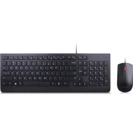 Klaviatūra + Pele Lenovo Wired Keyboard & Mouse Combo RU/EN Melna (4X30L79912) | Klaviatūras ➟ prof.lv