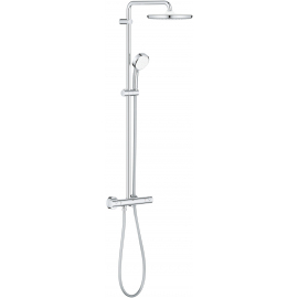 Grohe Tempesta Cosmo 250 Shower System with Shower Thermostat Chrome (26670000) | Shower systems ➟ prof.lv