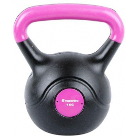 Svaru Bumba Insportline Vin-Bell 1kg Black/Pink (10730) | Insportline ➟ prof.lv