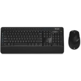 Microsoft Wireless Desktop 3050 Keyboard + Mouse RU/EN Black (PP3-00018) | Keyboards ➟ prof.lv