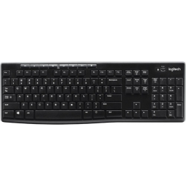 Klaviatūra Logitech K270 UK Melna (920-003745) | Klaviatūras ➟ prof.lv