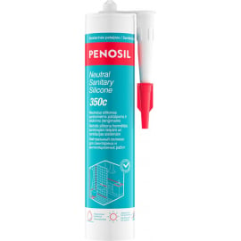 Neitrālais Silikons Penosil Neutral Sanitary Silicone 350c 0.28l | Silikoni, akrili, hermētiķi ➟ prof.lv