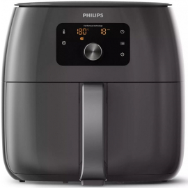 Karstā Gaisa Friteris (Air Fryer/Aerogrils) Philips HD9765/40 Pelēks | Taukvāres katli ➟ prof.lv