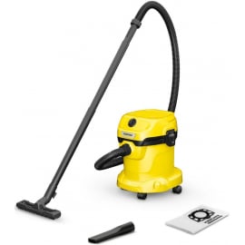 Celtniecības Putekļu Sūcējs Karcher WD 2 Plus V-15/4/18 Yellow/Black (1.628-003.0) | Celtniecības putekļu sūcēji ➟ prof.lv